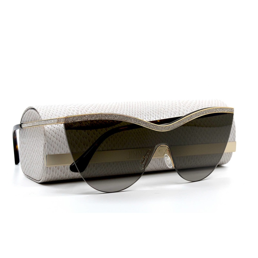 JIMMY CHOO KRISTEN/S GOLD BROWN GRADIENT WOMEN'S SUNGLASSES - Picture 8 of 14